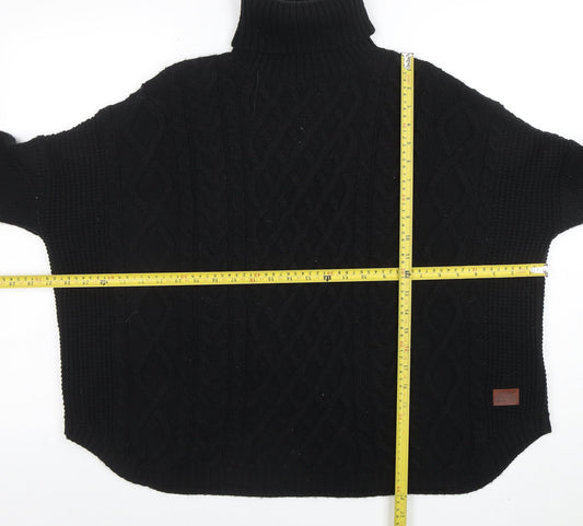 Womens UK Size M Superdry Black Pullover Jumper