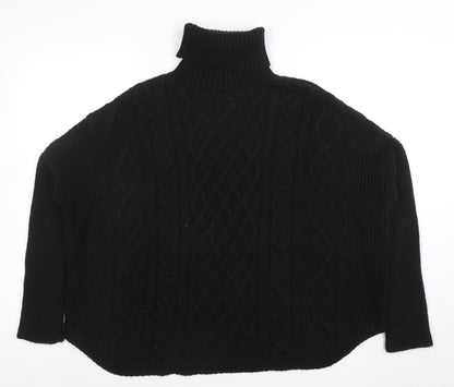 Womens UK Size M Superdry Black Pullover Jumper