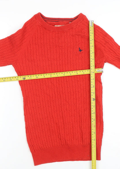 Womens UK Size 8 Jack Wills Red Pullover Jumper
