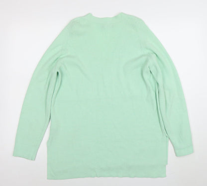 Womens UK Size 12 Marks and Spencer Green Pullover Jumper