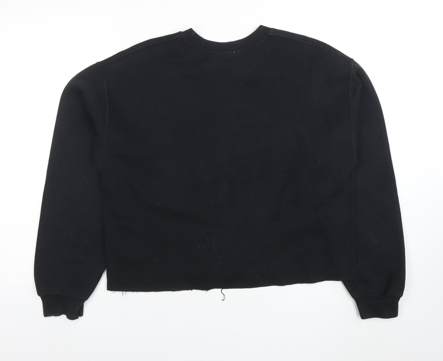 Womens UK Size S River Island Black Pullover Sweatshirt