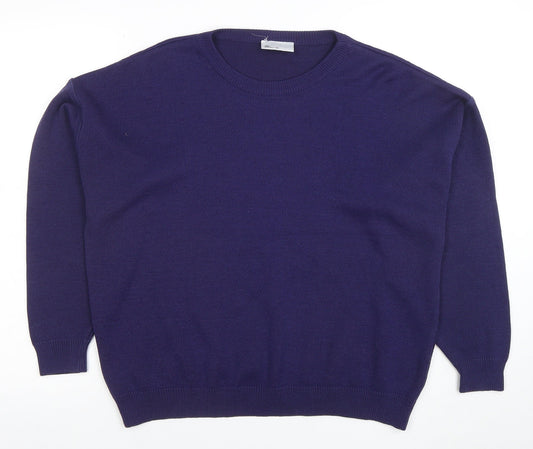 Womens UK Size 14-16 BHS Purple Pullover Jumper