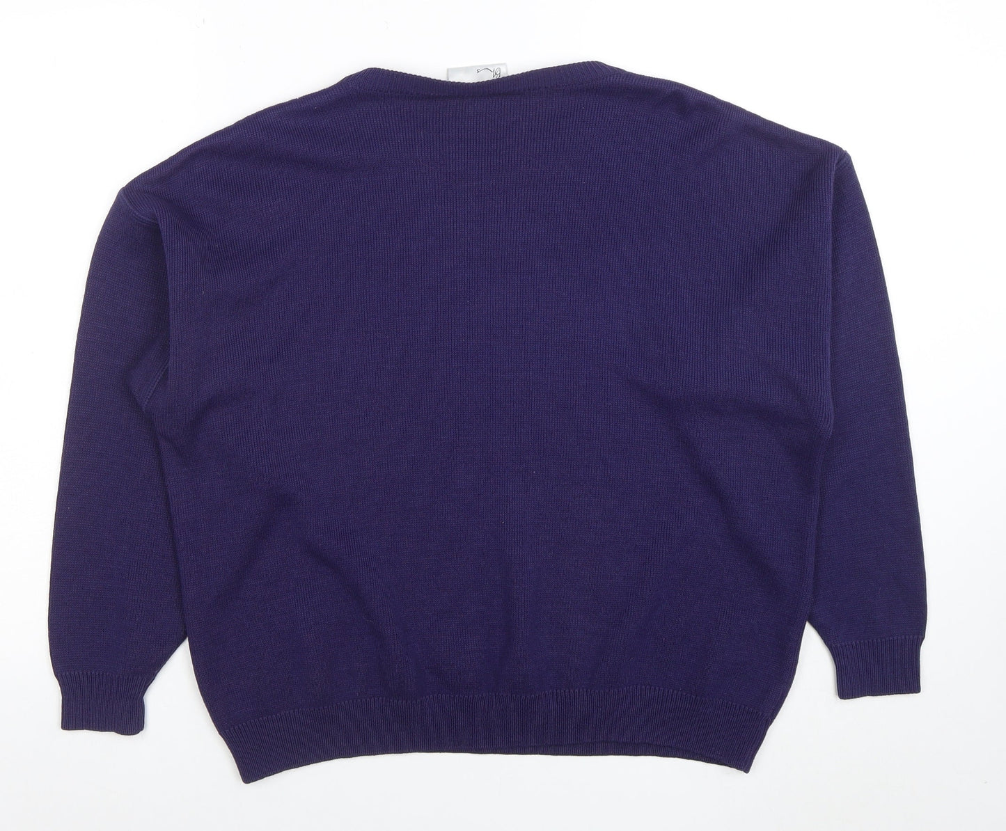 Womens UK Size 14-16 BHS Purple Pullover Jumper