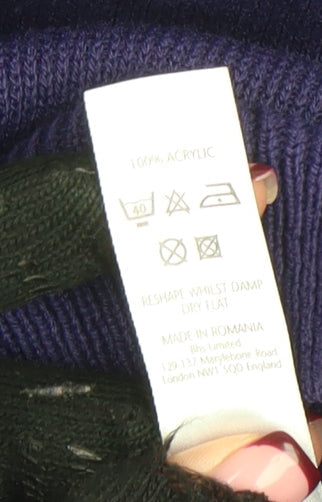 Womens UK Size 14-16 BHS Purple Pullover Jumper