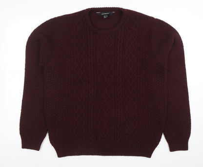 Mens UK Size XL Cedar Wood State Red Pullover Jumper
