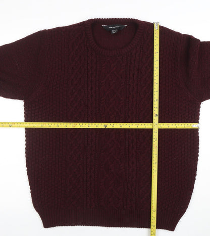 Mens UK Size XL Cedar Wood State Red Pullover Jumper