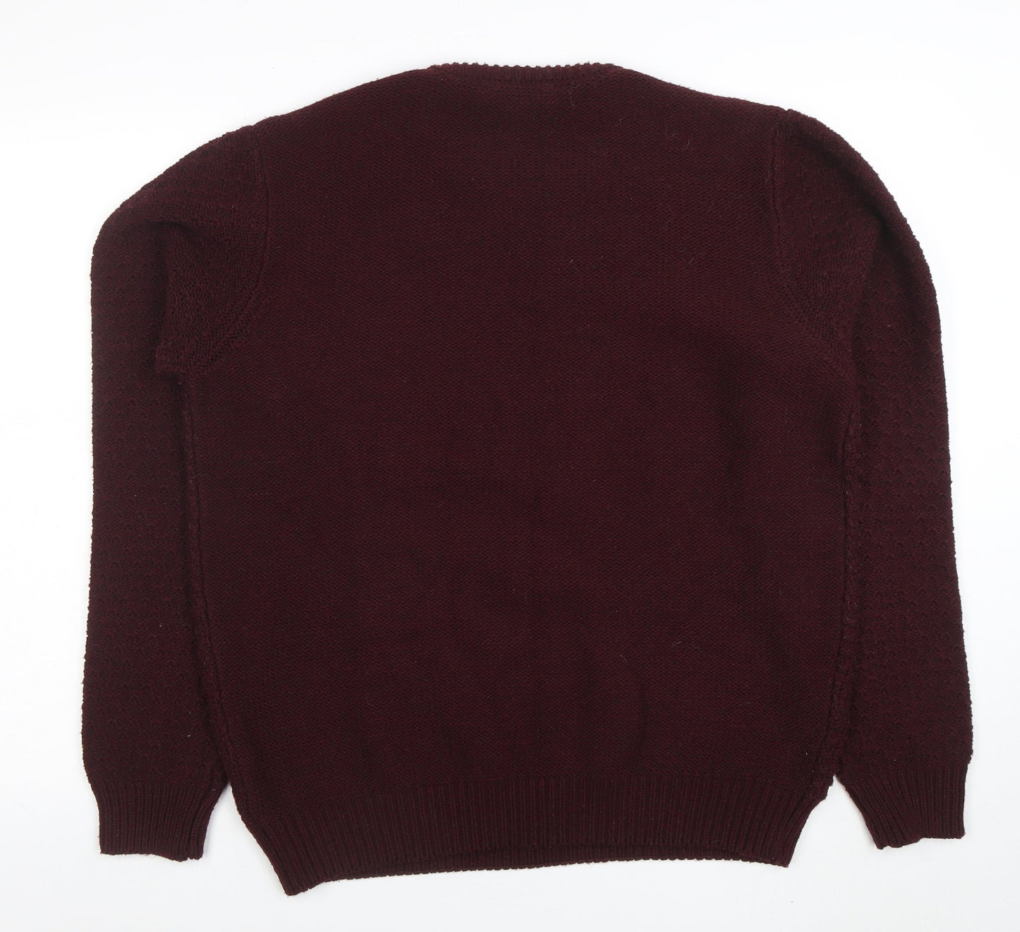 Mens UK Size XL Cedar Wood State Red Pullover Jumper
