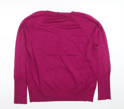 Womens UK Size L Windsmoor Purple Pullover Jumper