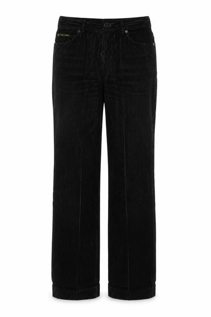 Womens UK Size 30 Pepe Jeans Regular Fit Casual Workwear Black Trousers