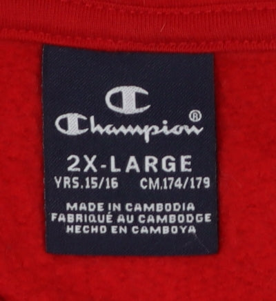 Boys UK Size 2XL Champion Red Pullover Hoodie
