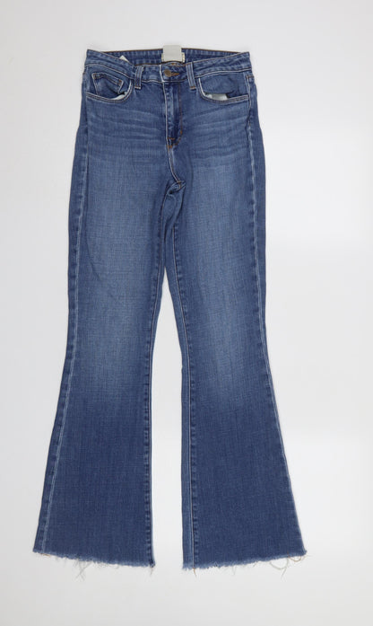 Womens UK Size 25 L'AGENCE Slim Fit Flared Blue Jeans
