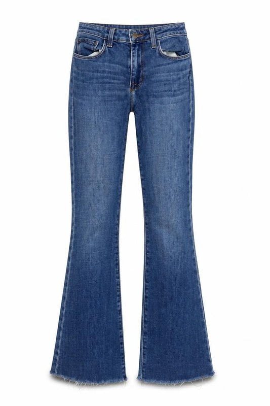 Womens UK Size 25 L'AGENCE Slim Fit Flared Blue Jeans
