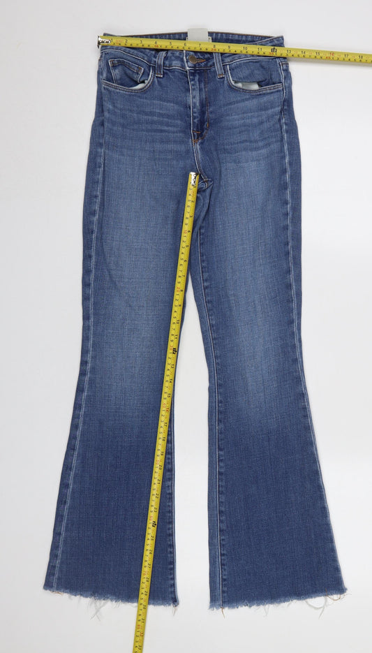 Womens UK Size 25 L'AGENCE Slim Fit Flared Blue Jeans