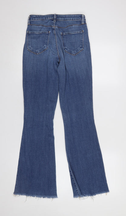 Womens UK Size 25 L'AGENCE Slim Fit Flared Blue Jeans
