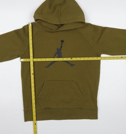 Boys UK Size 12-13 Years Jordan Green Pullover Hoodie