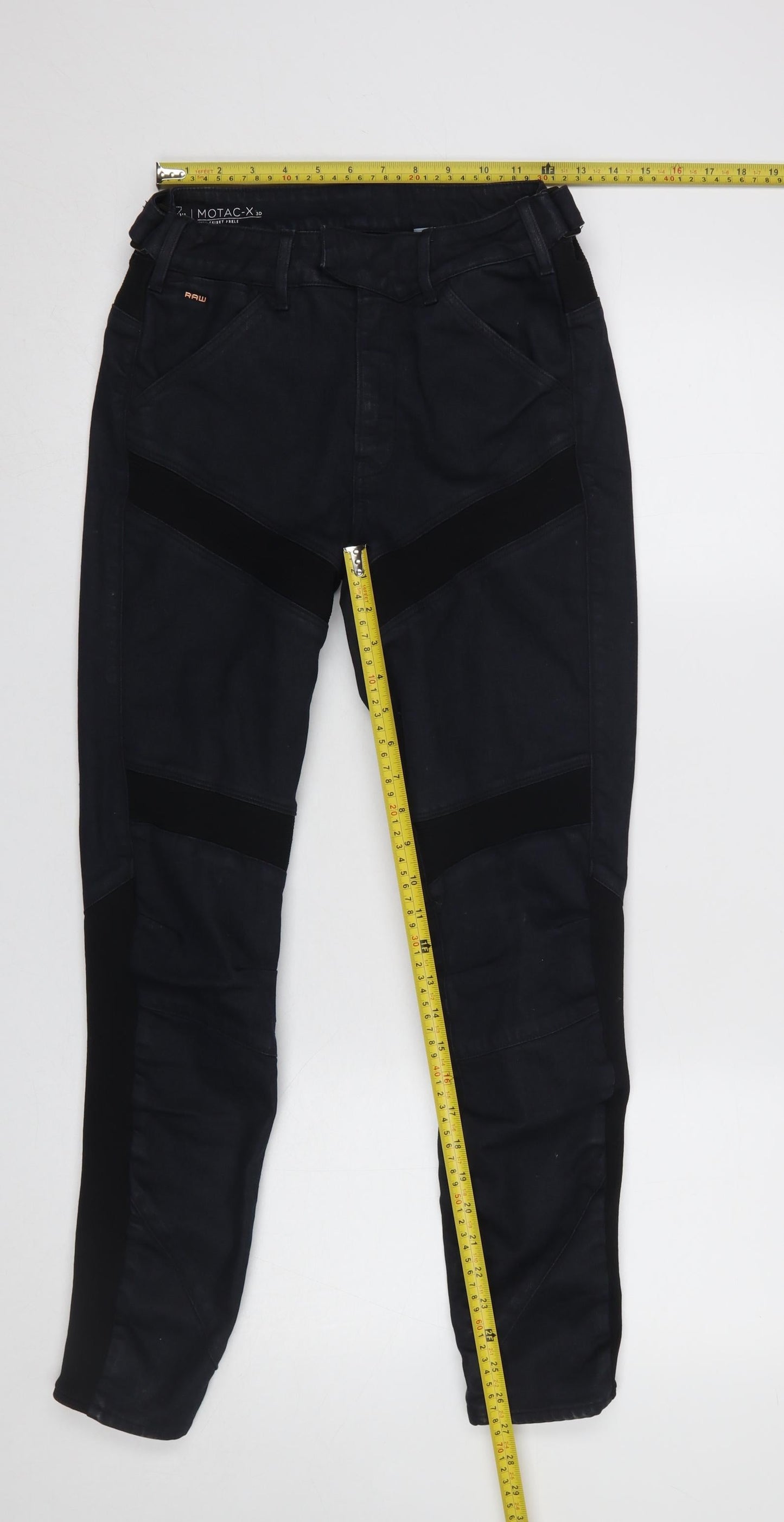 Womens UK Size 8 G-Star RAW Slim Fit Ankle Black Jeans