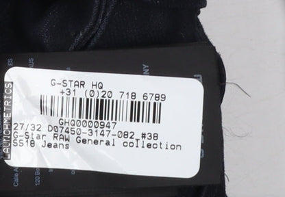 Womens UK Size 8 G-Star RAW Slim Fit Ankle Black Jeans