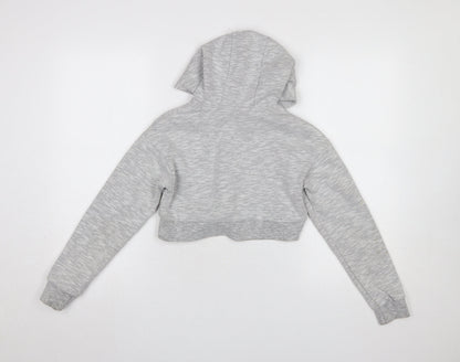Girls UK Size 10-12 Years McKenzie Grey Pullover Hoodie