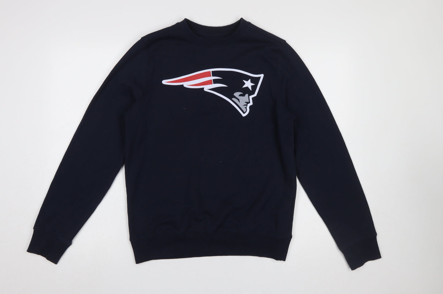 Mens UK Size S NFL Blue Pullover Sweatshirt
