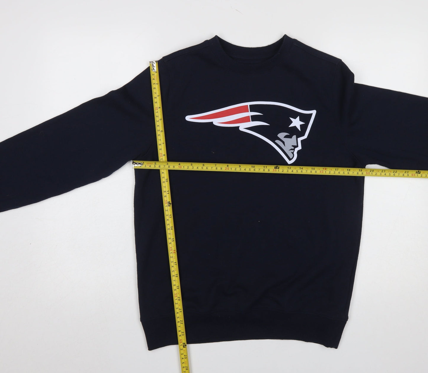 Mens UK Size S NFL Blue Pullover Sweatshirt