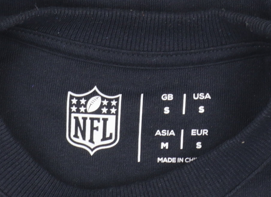Mens UK Size S NFL Blue Pullover Sweatshirt