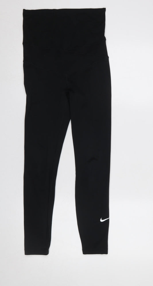Womens UK Size S Nike Slim Fit Leggings Black Leggings