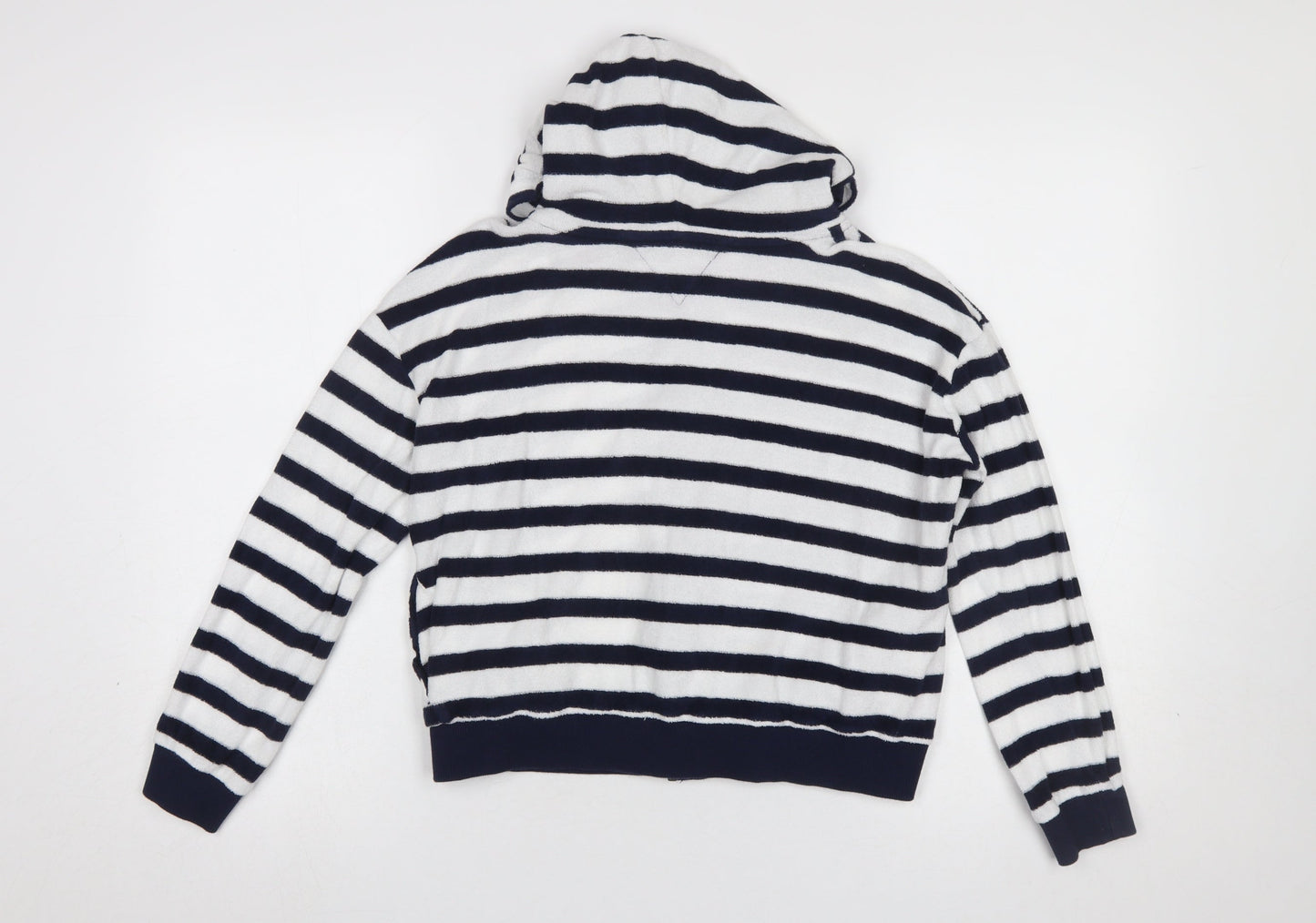 Girls UK Size 16 Years Tommy Hilfiger Blue Full Zip Hoodie