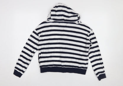 Girls UK Size 16 Years Tommy Hilfiger Blue Full Zip Hoodie