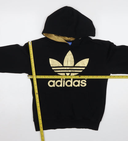 Womens UK Size M adidas Black Pullover Hoodie