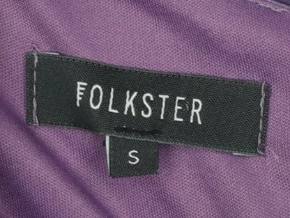 Womens UK Size S Folkster Wrap Dress