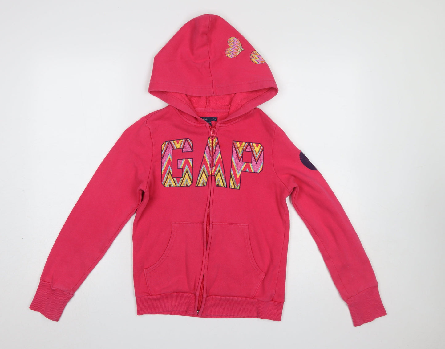 Girls UK Size 12-13 Years Gap Pink Full Zip Hoodie