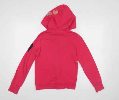 Girls UK Size 12-13 Years Gap Pink Full Zip Hoodie