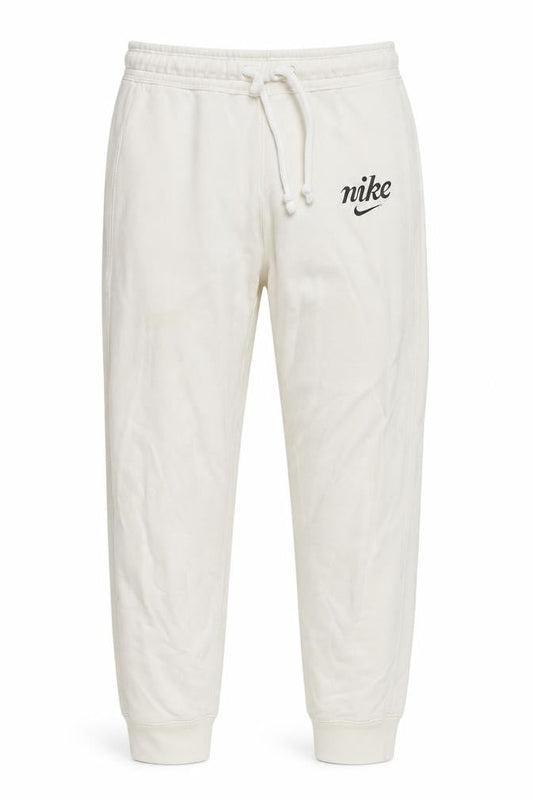 Womens UK Size S Nike Regular Fit Jogger Ivory Trousers