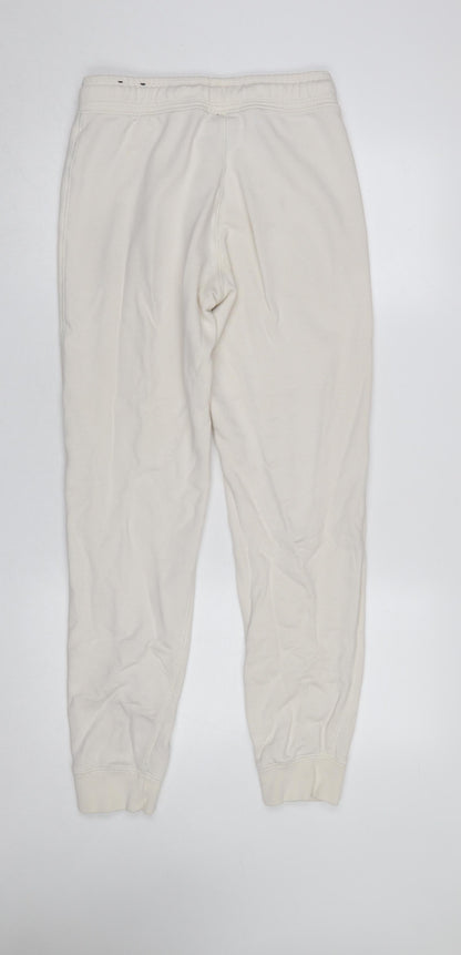 Womens UK Size S Nike Regular Fit Jogger Ivory Trousers