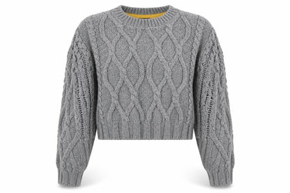Womens UK Size 12 Topshop Grey Pullover Jumper