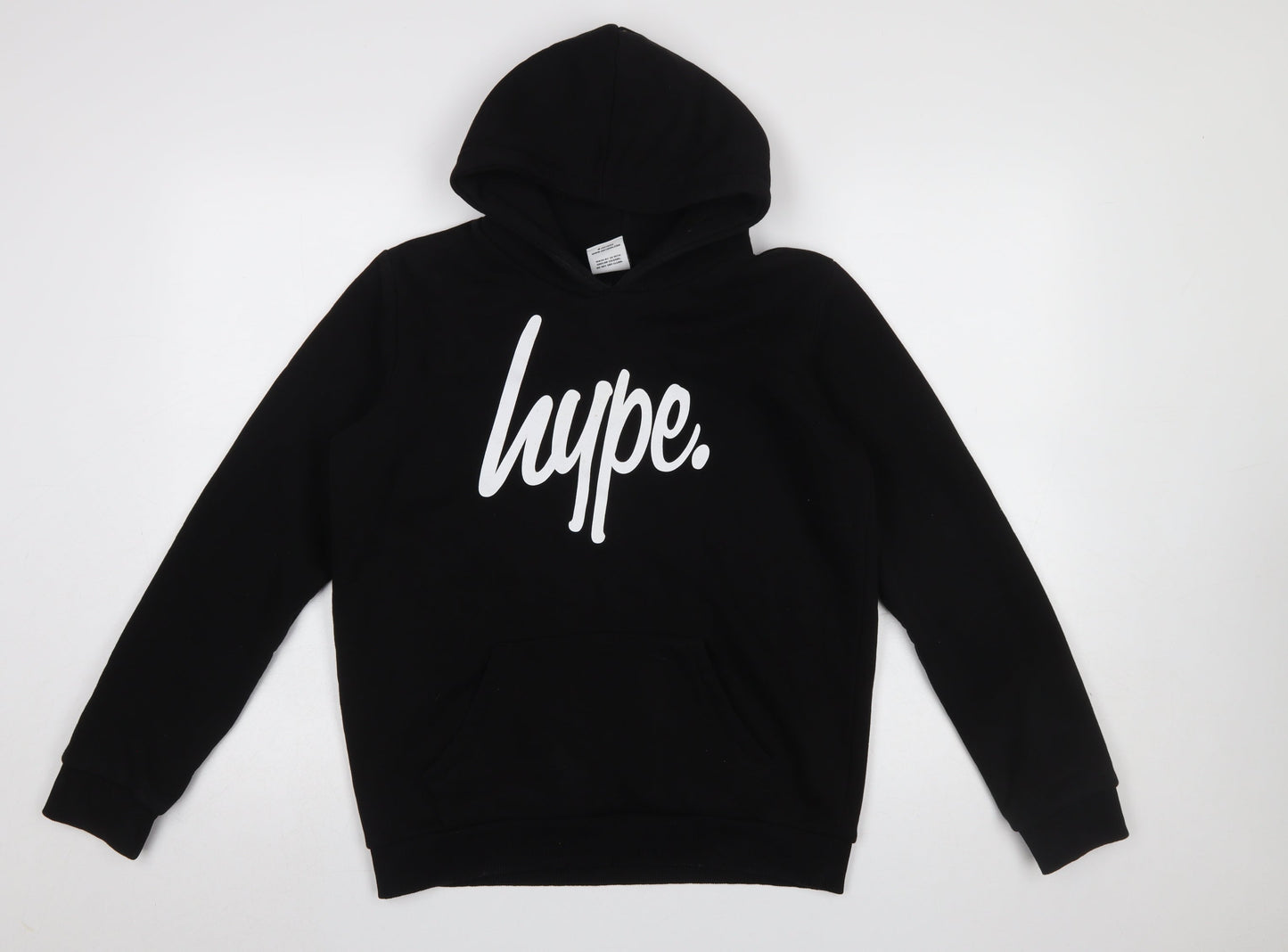 Boys UK Size 14 Years Hype Black Pullover Hoodie