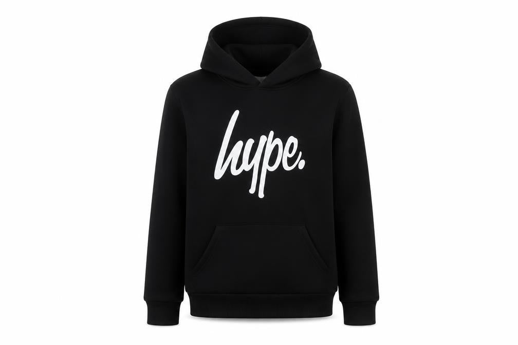 Boys UK Size 14 Years Hype Black Pullover Hoodie