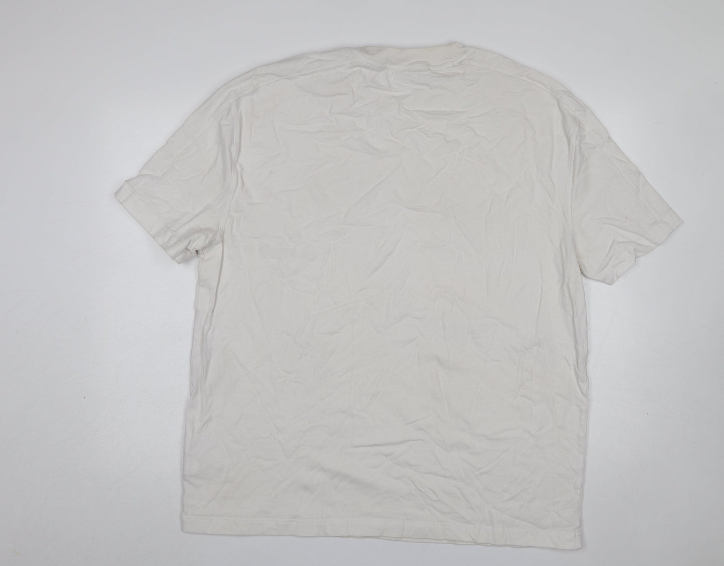 Mens UK Size 2XL Calvin Klein Jeans White  T-Shirt