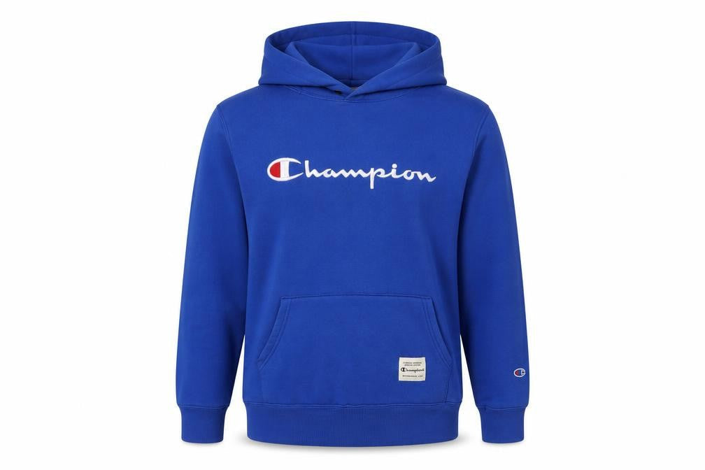 Womens UK Size L Champion Blue Pullover Hoodie