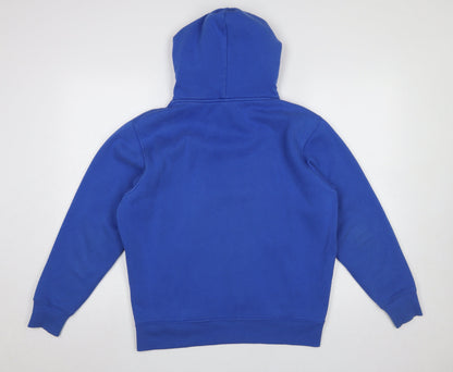 Womens UK Size L Champion Blue Pullover Hoodie