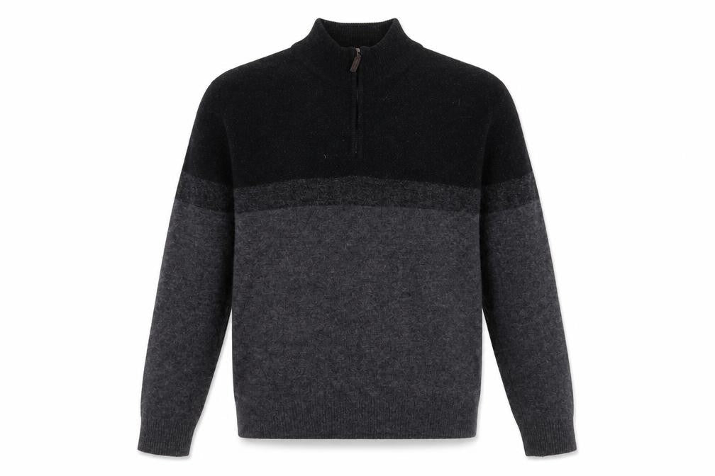 Mens UK Size M Marks and Spencer Grey 1/2 Zip Jumper