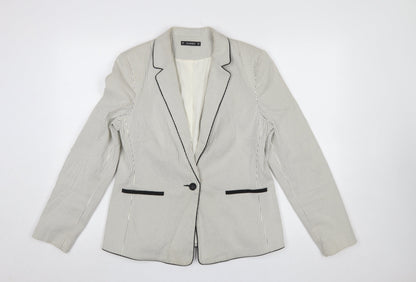Womens UK Size 14 Dunnes Regular Beige Blazer