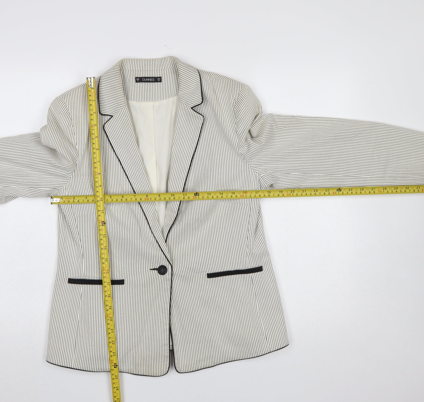 Womens UK Size 14 Dunnes Regular Beige Blazer