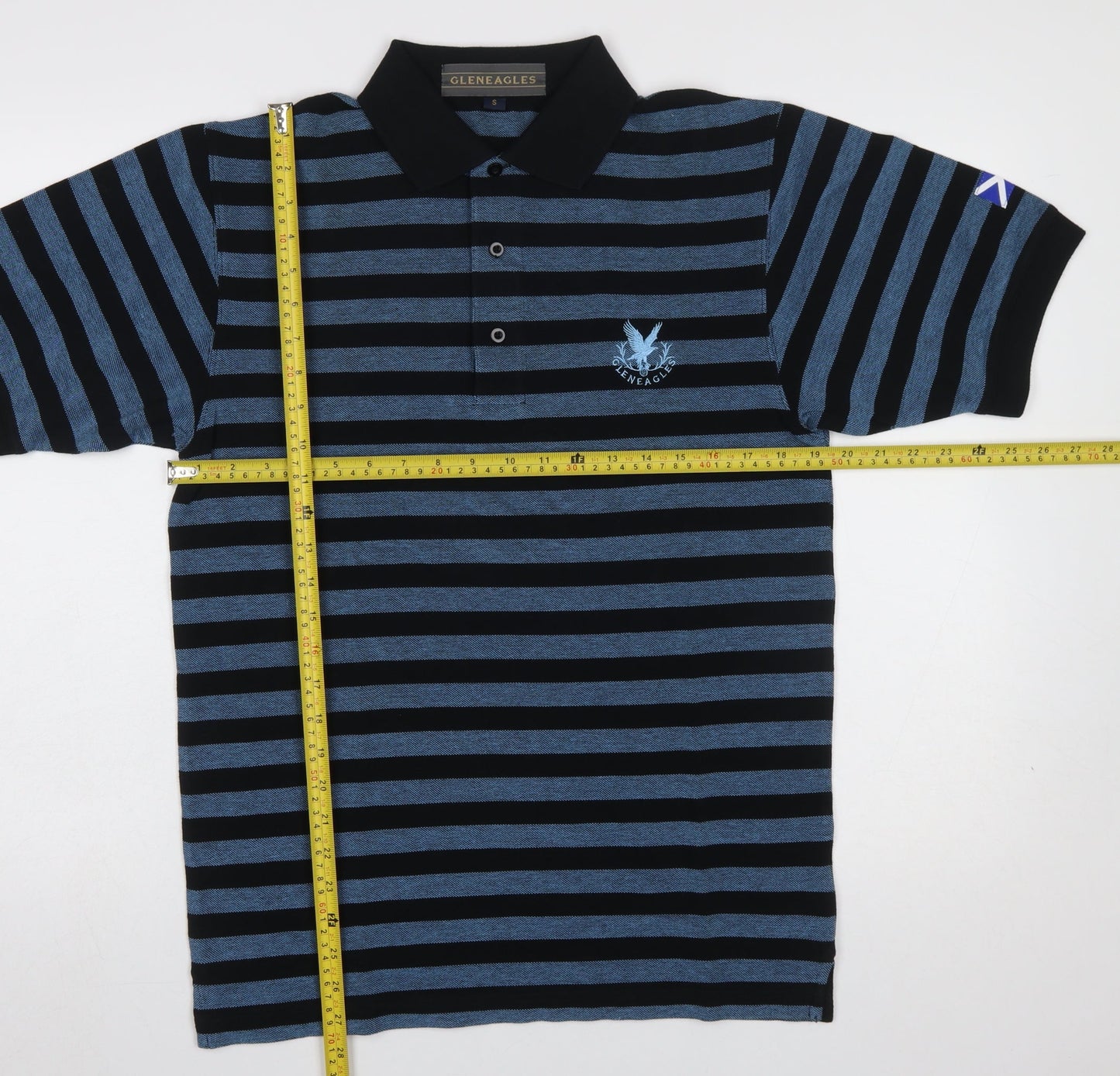 Mens UK Size S Gleneagles 100% Cotton Polo Shirt