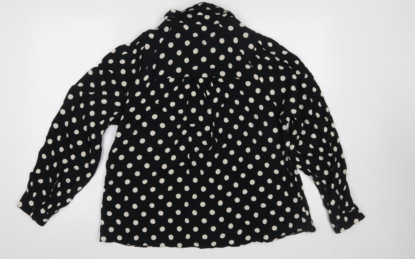 Womens UK Size 12 Noa Noa Black Classic Blouse
