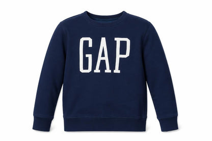 Gap Kids Girls Blue Logo Pullover Sweatshirt Size 10-11 Years