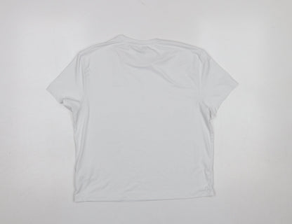 Womens UK Size S Gym+Coffee White Gym & Training Running & Jogging Yoga T-Shirt