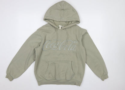 Womens UK Size XS H&M Beige Pullover Hoodie