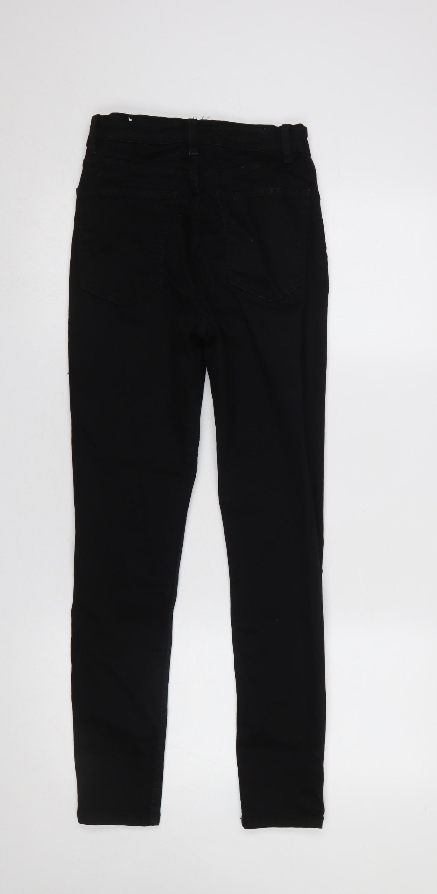 Womens UK Size 10 Zara Slim Fit Skinny Black Jeans