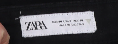 Womens UK Size 10 Zara Slim Fit Skinny Black Jeans